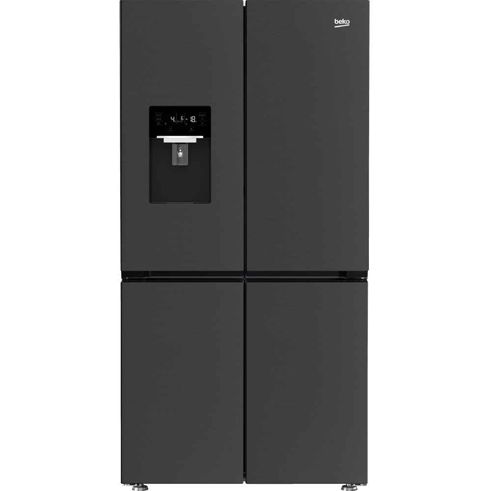 מקרר 4 דלתות - 565 ליטר Beko בקו GN1518XBRP נירוסטה מושחרת