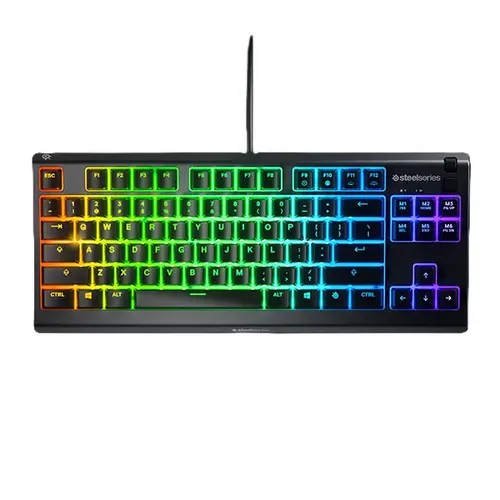 מקלדת גיימינג עמידה במים Steelseries Apex 3 TKL US LED