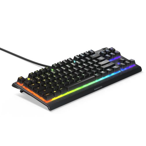 מקלדת גיימינג עמידה במים Steelseries Apex 3 TKL US LED