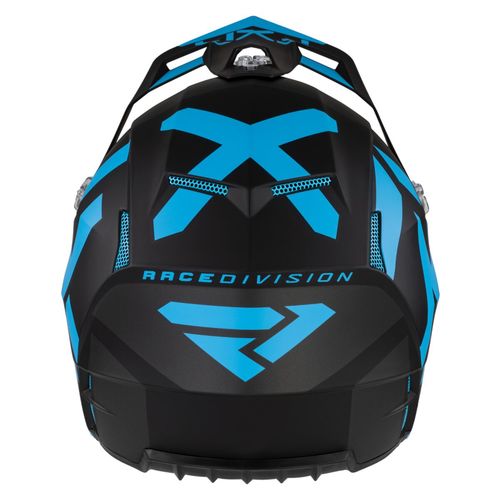 קסדת שטח FXR CLUTCH שחור\תכלת