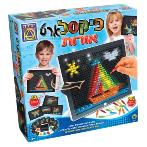 פיקסל-ארט אורות בלוח