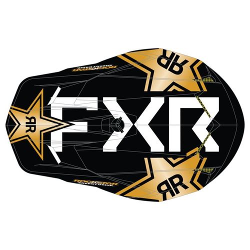 קסדת שטח FXR CLUTCH שחור\זהב ROCKSTAR 