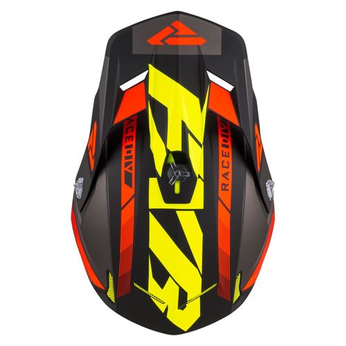 קסדת שטח FXR CLUTCH שחור\צהוב\אדום