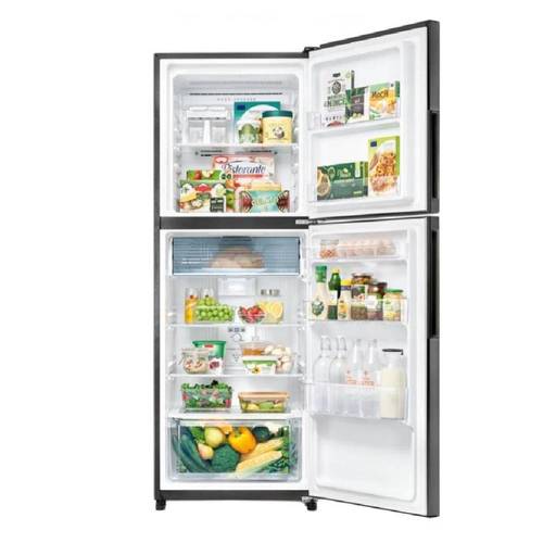 מקרר מקפיא עליון 360 ליטר Sharp SJ-2236DS נירוסטה כהה