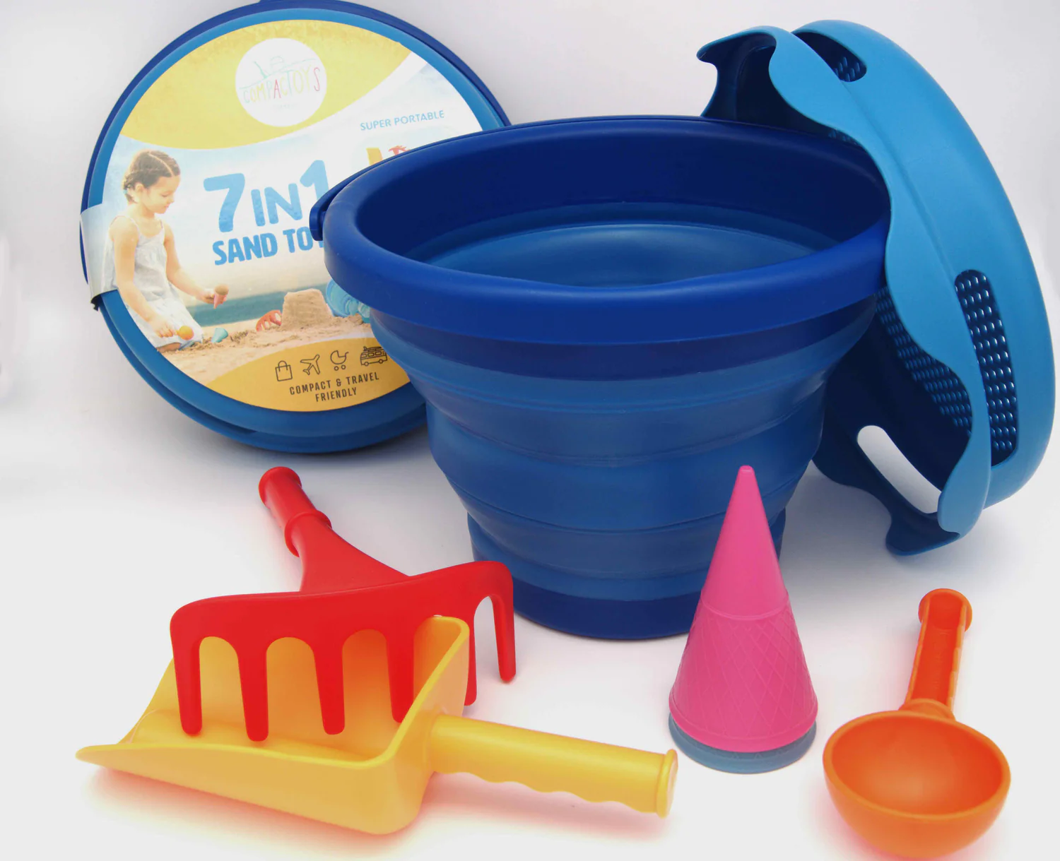 ערכת 7 באחד לחוף הים כחול - CompacToys