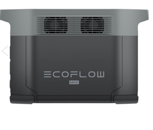 תחנת כח ניידת לבית ולשטח ECOFLOW DELTA 2 MAX קיבולת 2Kwh -הספק 2.4KW +פאנל מתנה 200W