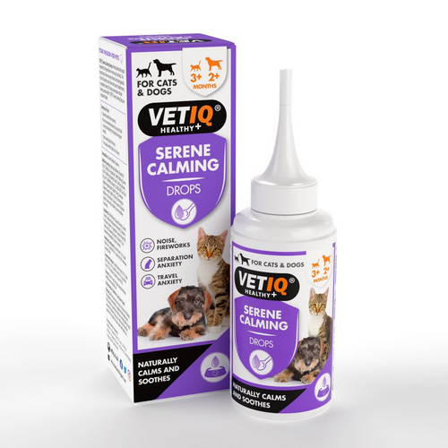 ווט איי קיו VetIQ טיפות הרגעה לכלבים וחתולים 100 מ