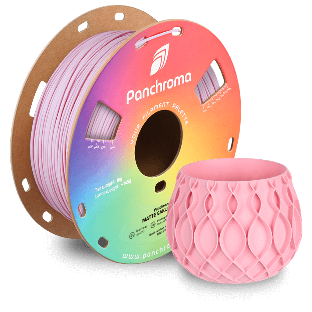פילמנט וורוד סאקורה 1 ק"ג 1.75 מ"מ - Panchroma Matte PLA Sakura Pink (PolyTerra™ PLA)
