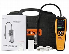 גלאי דליפות 4גר/שנה + פנס R32 R410A UV + מסך נטען מזוודה