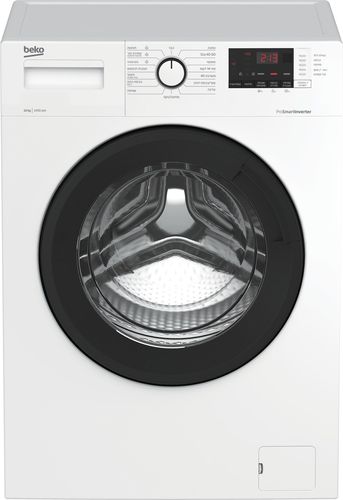 מכונת כביסה 10 קילו Beko WTA10712XSWR לבן | יבואן רשמי שנתיים אחריות