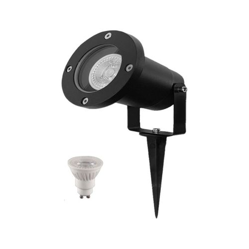 דוקרן GU10 שחור עם דקרויקה MORANO 3000K 10W