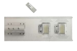 תאורת רחוב סולארית D.L 100W LED SMD IG-19100 + זרוע (עם גלאי תנועה)