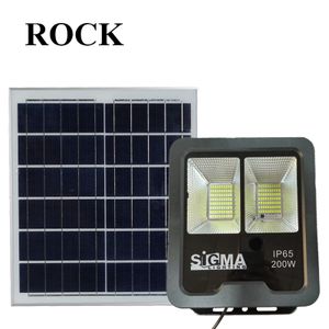 פנס הצפה סולארי ROCK D.L 200W LED SMD שחור