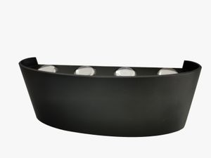 ג"ת אפ-דאון LED 8W אגם W.L שחור