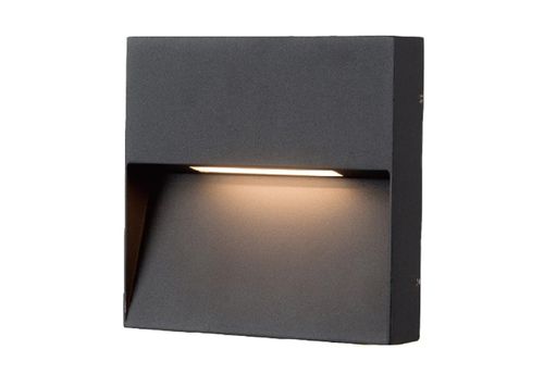 שבילון תאורת חומה 3000K 6W LED IG-12 שחור CASORIA
