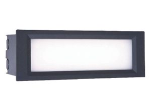 שבילון תה"ט תאורת חומה 3000K 6W LED IG-66 שחור RECK