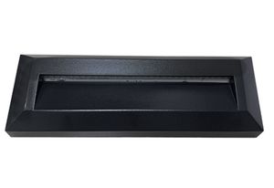 שבילון תאורת חומה רפפה CCT 4W LED מסגרת שחורה