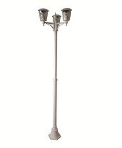 פנס גינה עמוד 3 מנורות IG-15 לבן