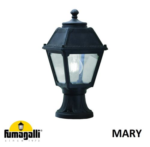 פנס גינה E27 שיש MARY-S שחור fumagalli