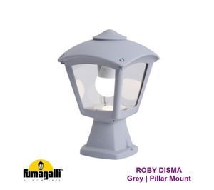 פנס גינה E27 שיש ROBY-S לבן fumagalli