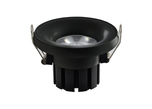 שקוע לד עגול שחור LEDON VERONA 7.5cm CCT 12W COB