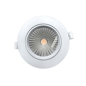 שקוע לד עגול COB מתכוונן fine CCT 5.5cm 4W (מסגרת לבנה)