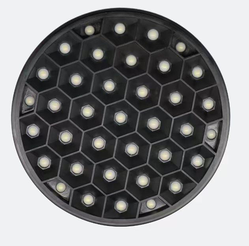 שקוע אונברסלי 20W MAGIC עגול 12cm D.L (מסגרת שחורה)
