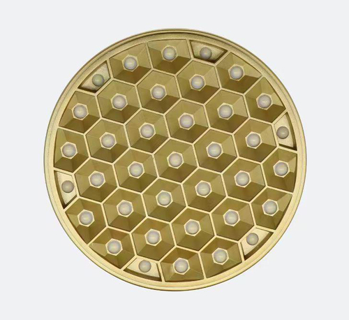 שקוע אונברסלי 20W MAGIC עגול 12cm D.L (מסגרת זהב)