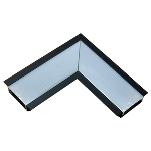 זווית לפרופיל שקוע (AP-38-30-10) שחור SIGMA