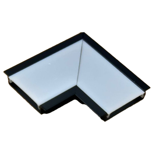 זווית לפרופיל שקוע (AP-60-50-10) שחור SIGMA