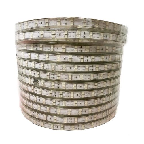 פס לד מוגן 100M) RGB 230V 144LED 6W)
