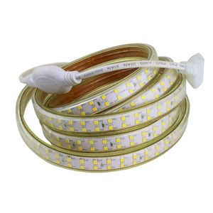 פס לד מוגן 230V 180LED 2835 ורוד (2LINE (100M