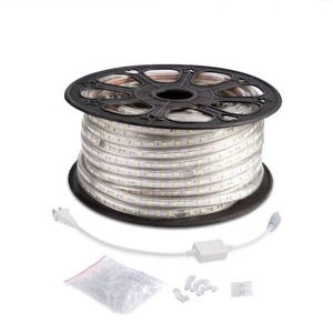 פס לד מוגן 230V 120LED 6W ורוד (100M)