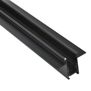 פס צבירה שקוע מגנטי 48V חד פאזי 1 מטר שחור LS-MZ054