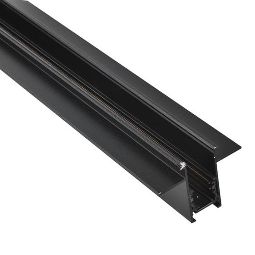 פס צבירה שקוע מגנטי 48V חד פאזי 2 מטר שחור LS-MZ054