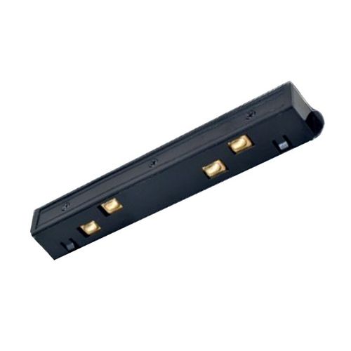 מחבר ישר לפס צבירה מגנטי שקוע/חיצוני שחור LS-MZ040