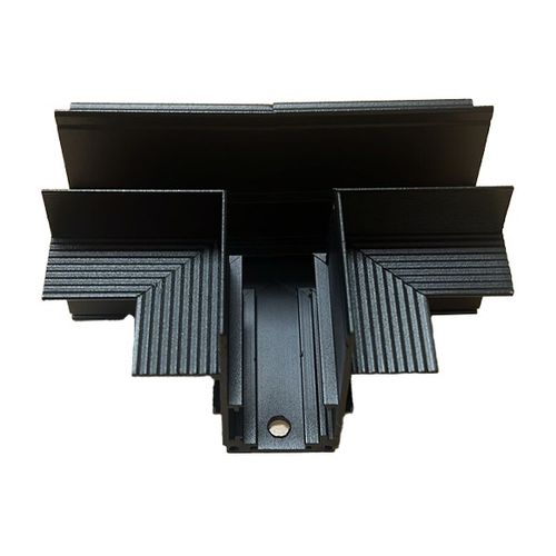 מחבר T לפס צבירה מגנטי שקוע שחור LS-MZ068