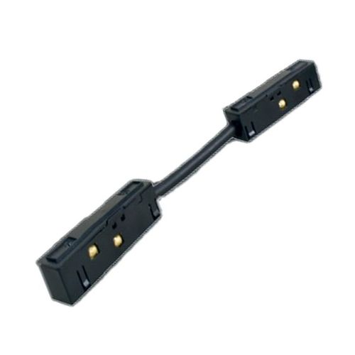 מחבר L גמיש לפס צבירה מגנטי שקוע/חיצוני שחור LS-MZ042
