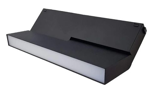 ספוט שטוח מתכוונן ספר 12W שחור CCT DIP לפס צבירה מגנטי LS-AN114-12W