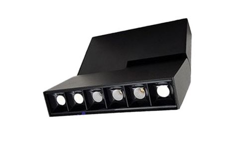 ספוט עדשות מתכוונן ספר 6W שחור CCT DIP לפס צבירה מגנטי LS-AN115-6W