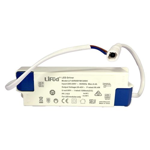 שנאי LIFUD 48W (25-42V 1200mA 50.4W)