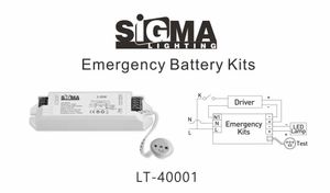 מנגנון חירום SIGMA 3W-50W LED