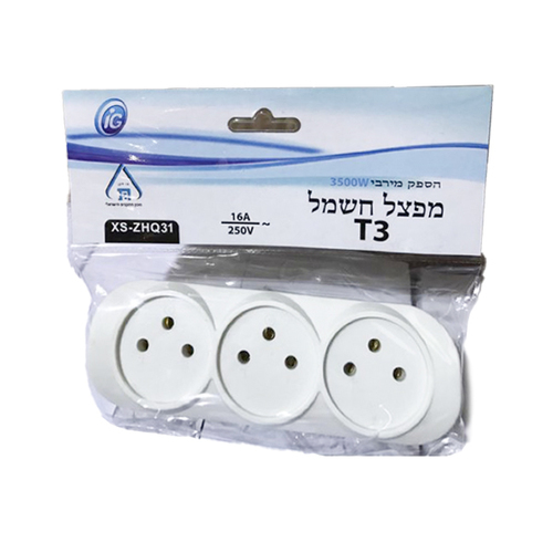 3 T מעביר ל 3 מוטבע תקן (ארוז)