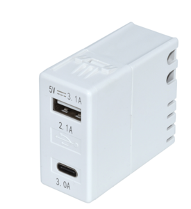 שקע TYPE C + USB ת.גיווס SOGO 3.1A