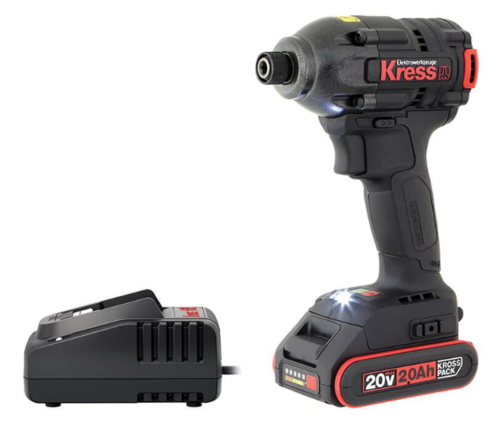 מברגת אימפקט 20V עם סוללה נטענת 