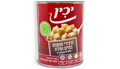חומוס גרגירים שלם - יכין 