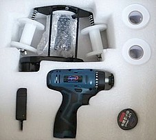מכשיר ליפוף 12V עם 2 סוללות, מטען, 2לפלף. מתאים ללפלף סופקו