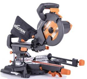 EVOLUTION R210SMS+ - מסור פנדל "8.1/4 (210 מ"מ) רב תכליתי 1500W כולל לייזר