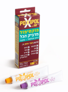 פוקסיפול שקוף 70מ״ל – דבק אפוקסי מהיר חזק במיוחד