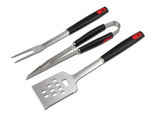סט 3 כלים לגריל [ידית פלסטיק]